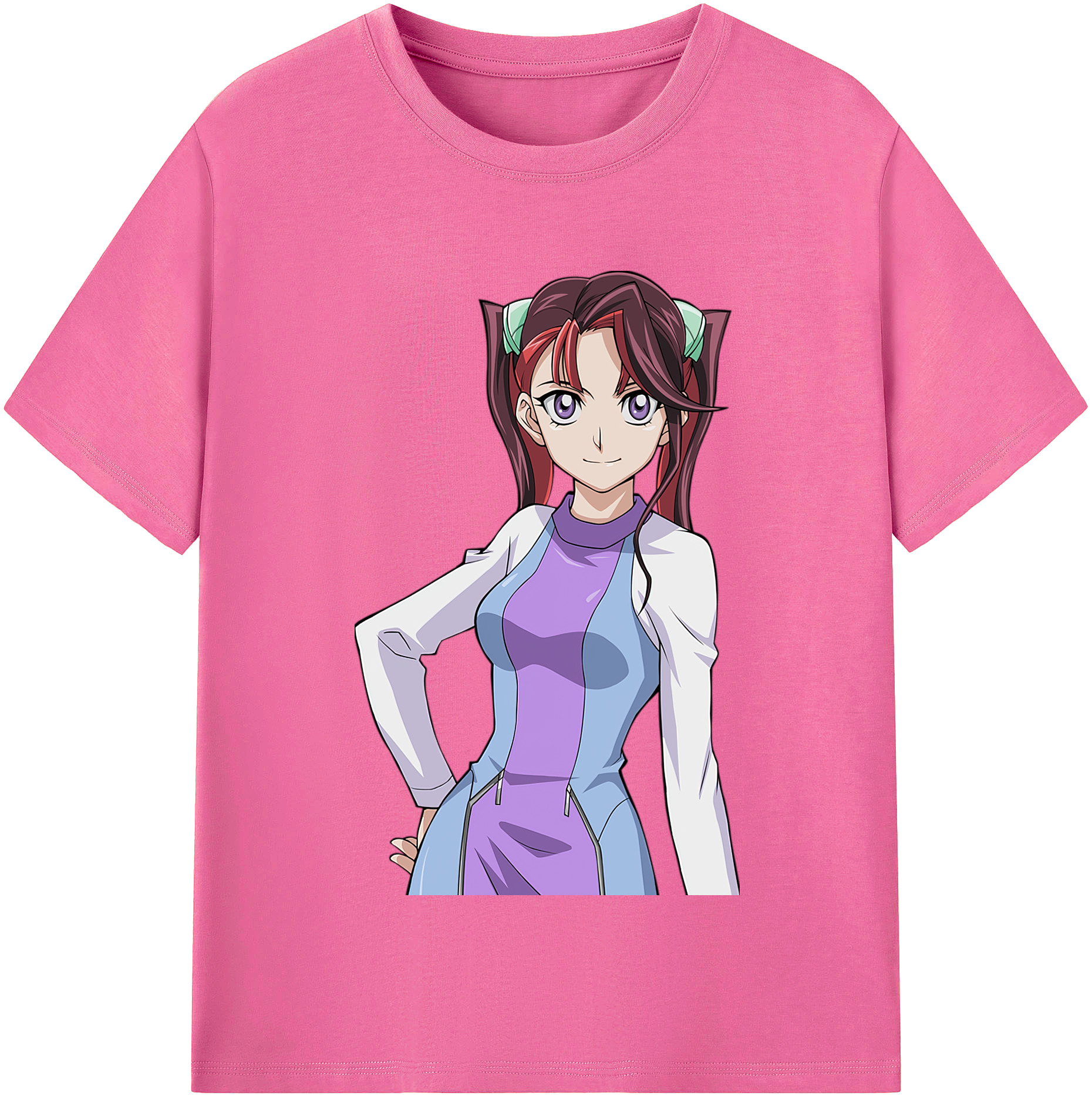 （画像用） 遊☆戯☆王 Yu-Gi-Oh! レディースカジュアルプリントTシャツ（綿100％）
